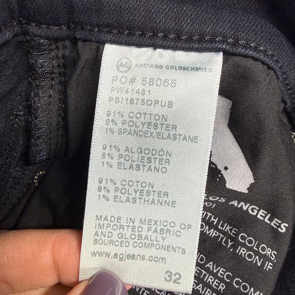 AG Adriano Goldschmied Jeans Size 32 Mari High Rise Slim Straight Denim Casual - Picture 4 of 12